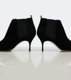 Manolo Blahnik Dildi suede ankle boots