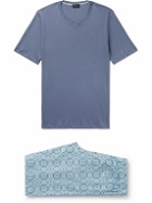 Hanro - Night & Day Printed Cotton-Jersey Pyjama Set - Multi
