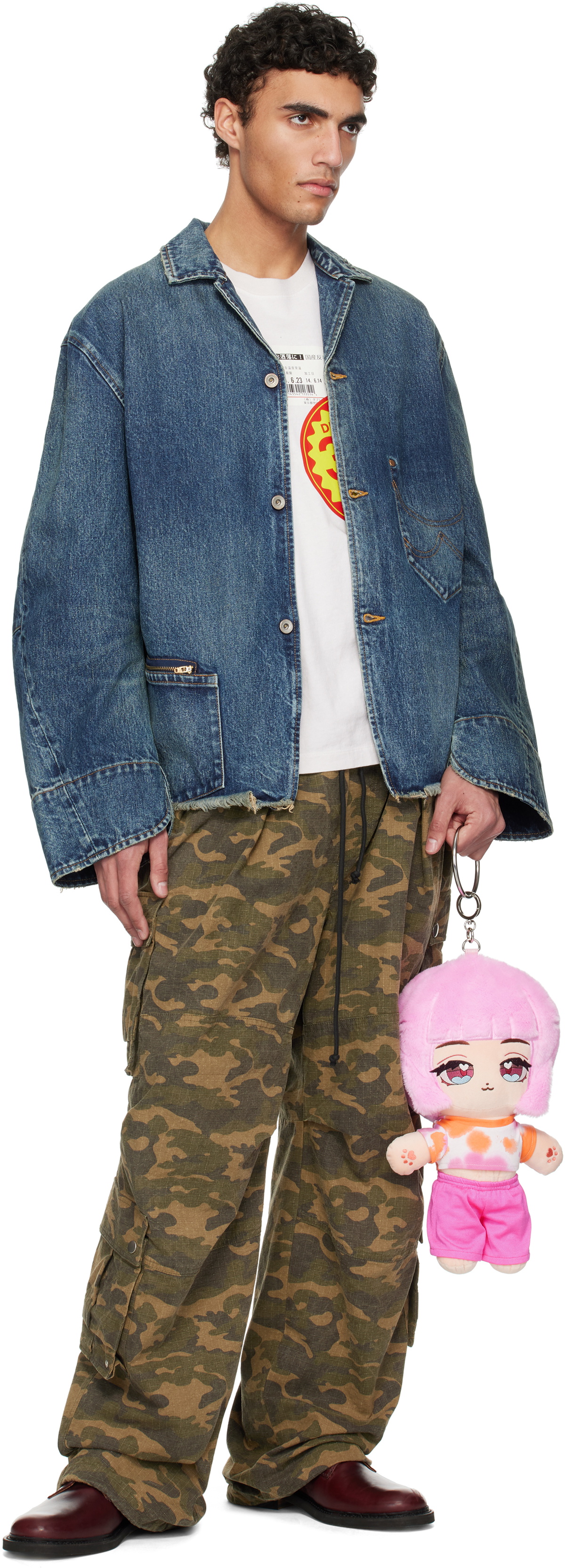doublet Blue Used Finish Denim Jacket