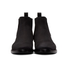 Lanvin Black Leather Chelsea Boots