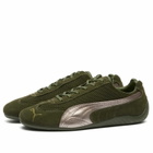 Puma Speedcat Premium Sneaker in Dark Olive/Matte Silver