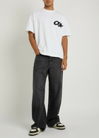 Cole Buxton Star Racing Logo-print Cotton T-shirt White