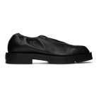 Givenchy Black Smooth Leather Slip-On Loafers