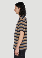 Carhartt WIP - Leone Striped T-Shirt in Camel