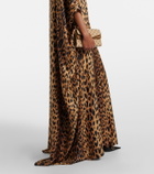 Gucci Leopard-print silk maxi dress