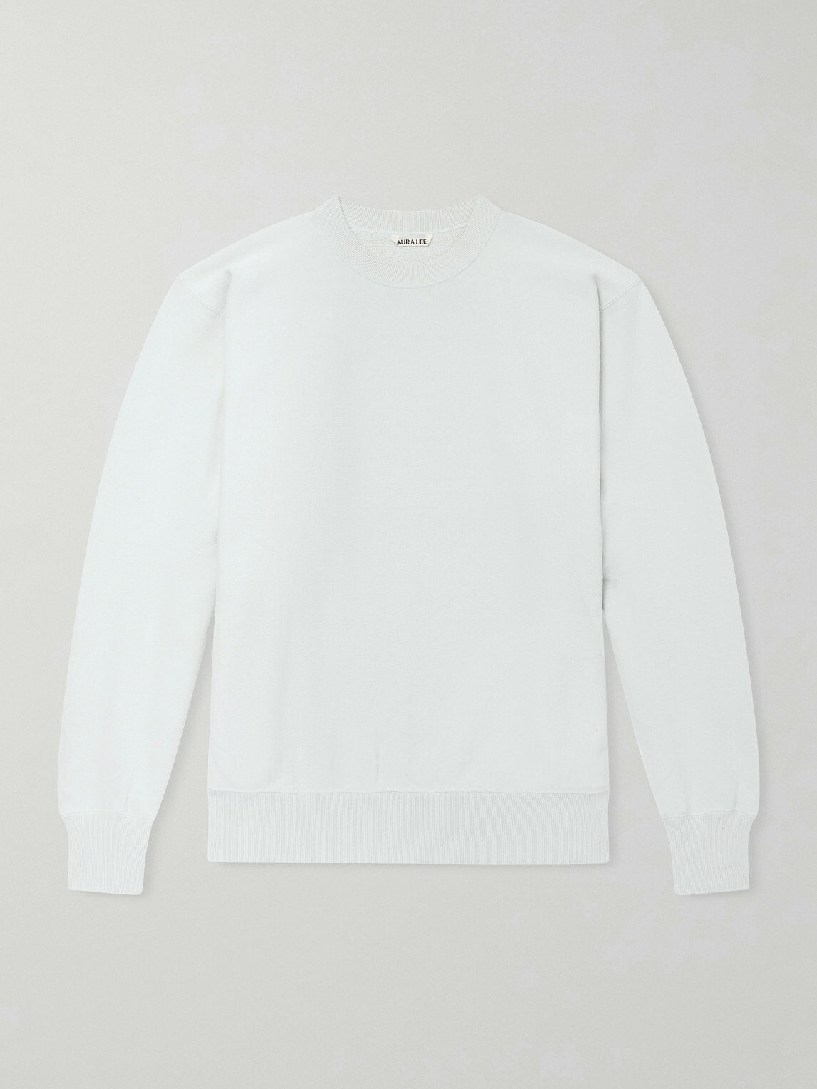 Auralee - Cotton-Jersey Sweatshirt - White