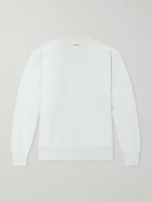 Auralee - Cotton-Jersey Sweatshirt - White