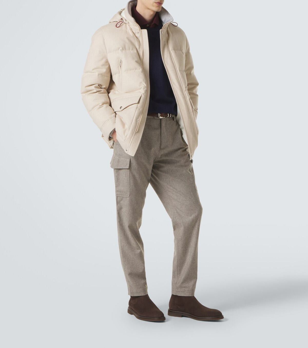 Brunello Cucinelli Suede Chelsea boots