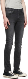 Nudie Jeans Black Grim Tim Jeans