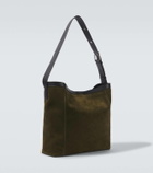 Alexander McQueen Pendant suede tote bag