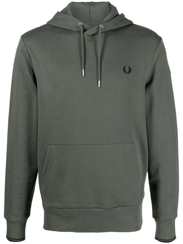 Photo: FRED PERRY - Logo Cotton Hoodie