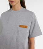 Bottega Veneta Intrecciato cotton-blend jersey T-shirt