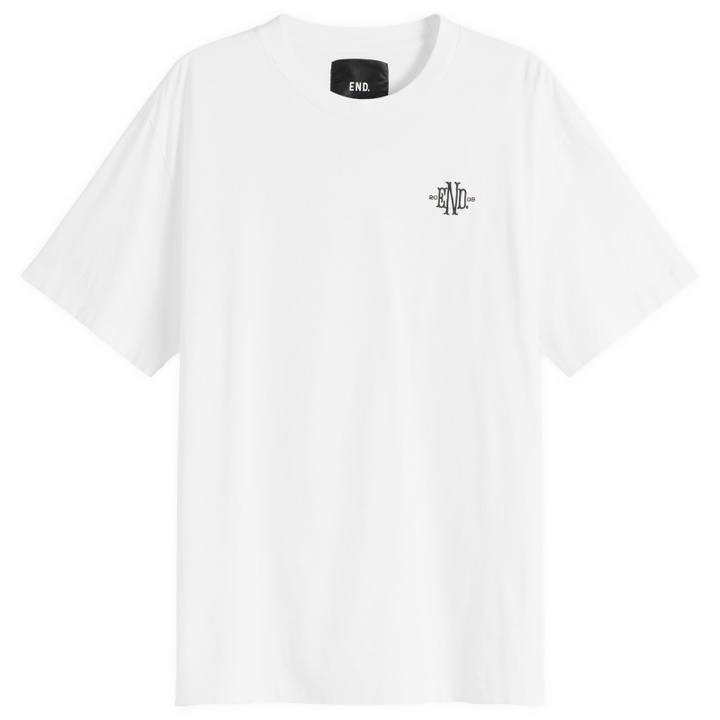 Photo: END. Monogram T-Shirt in White