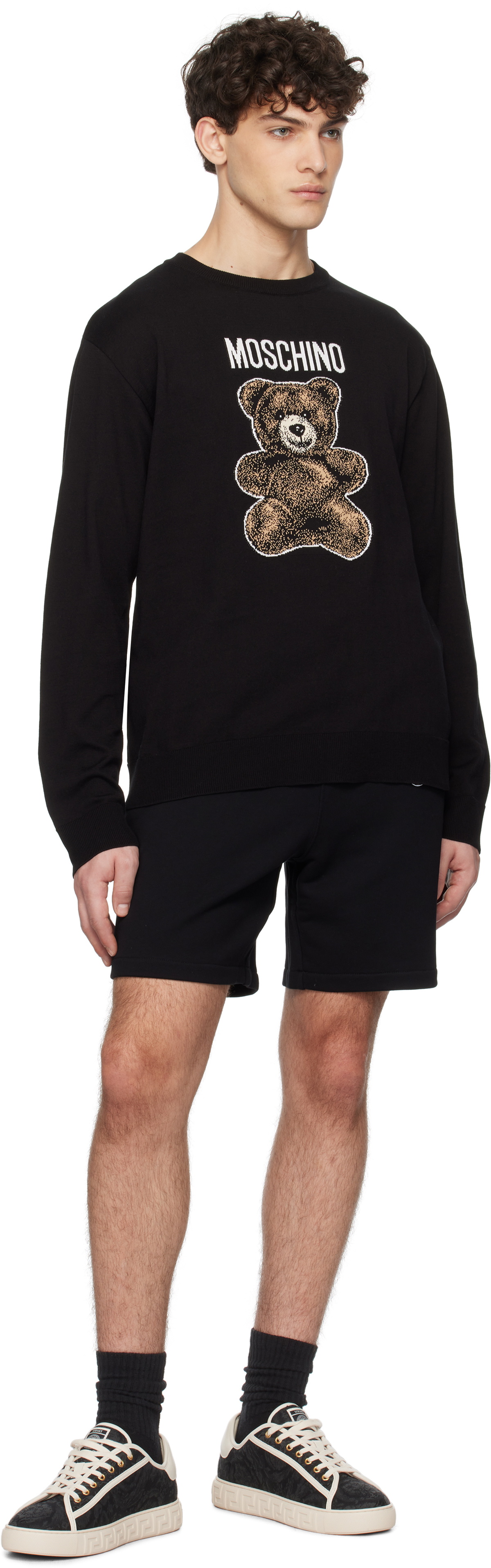 Moschino Black Teddy Bear Sweater Moschino