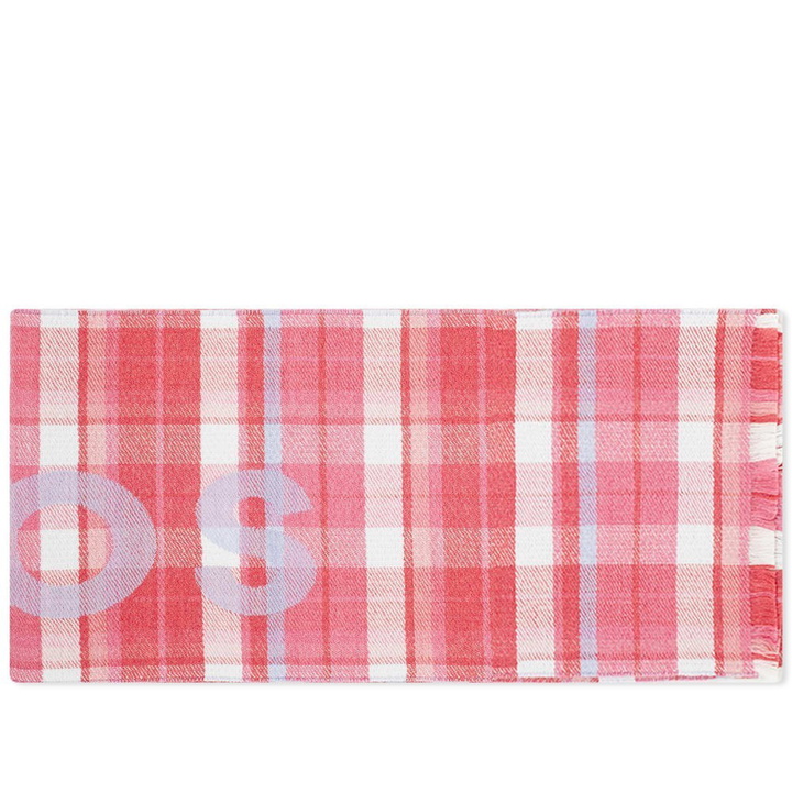 Photo: Acne Studios Victoria Check Logo Scarf