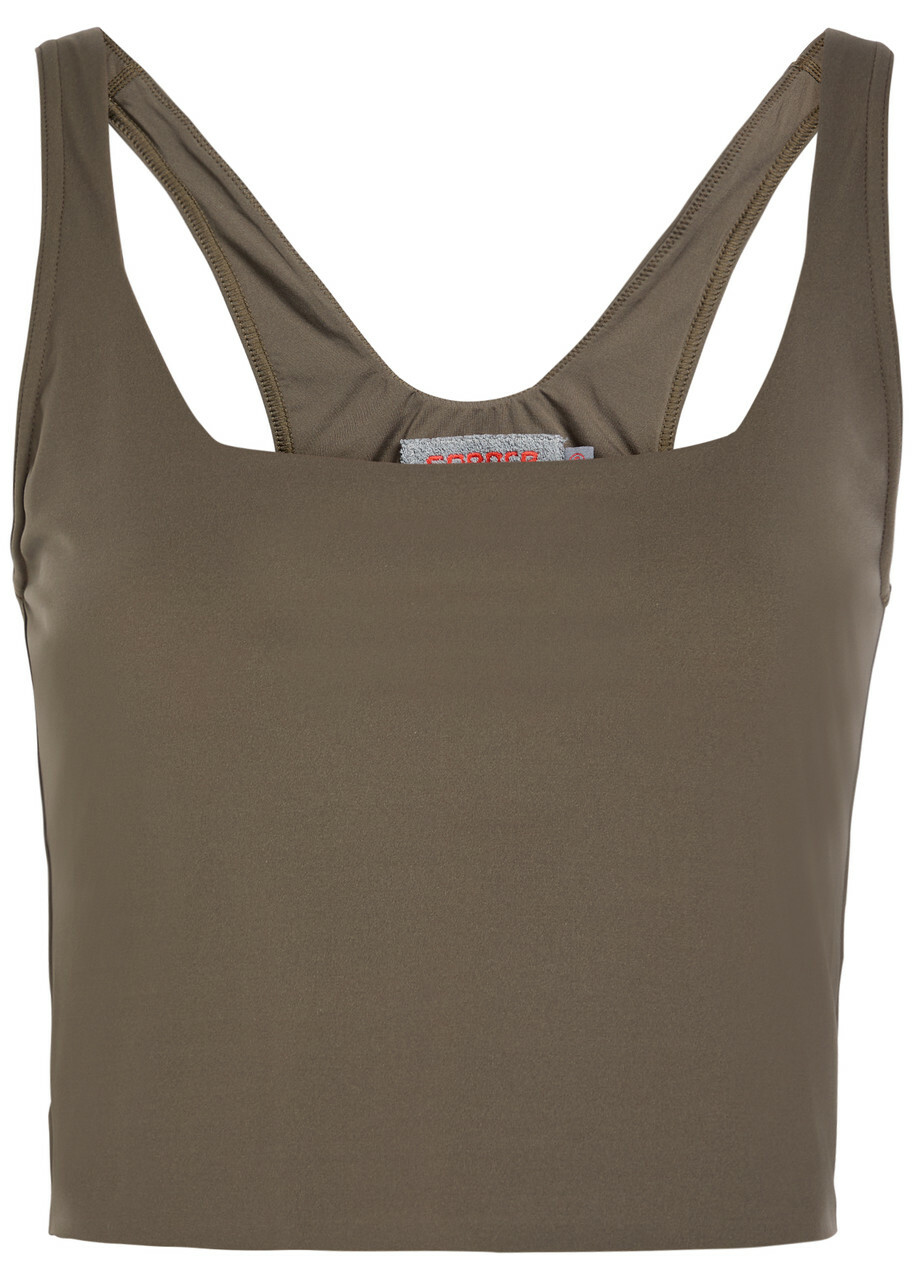 Spence Martina Spenceform Cropped Tank top Brown