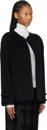 Róhe Black Double-Faced Pankou Jacket