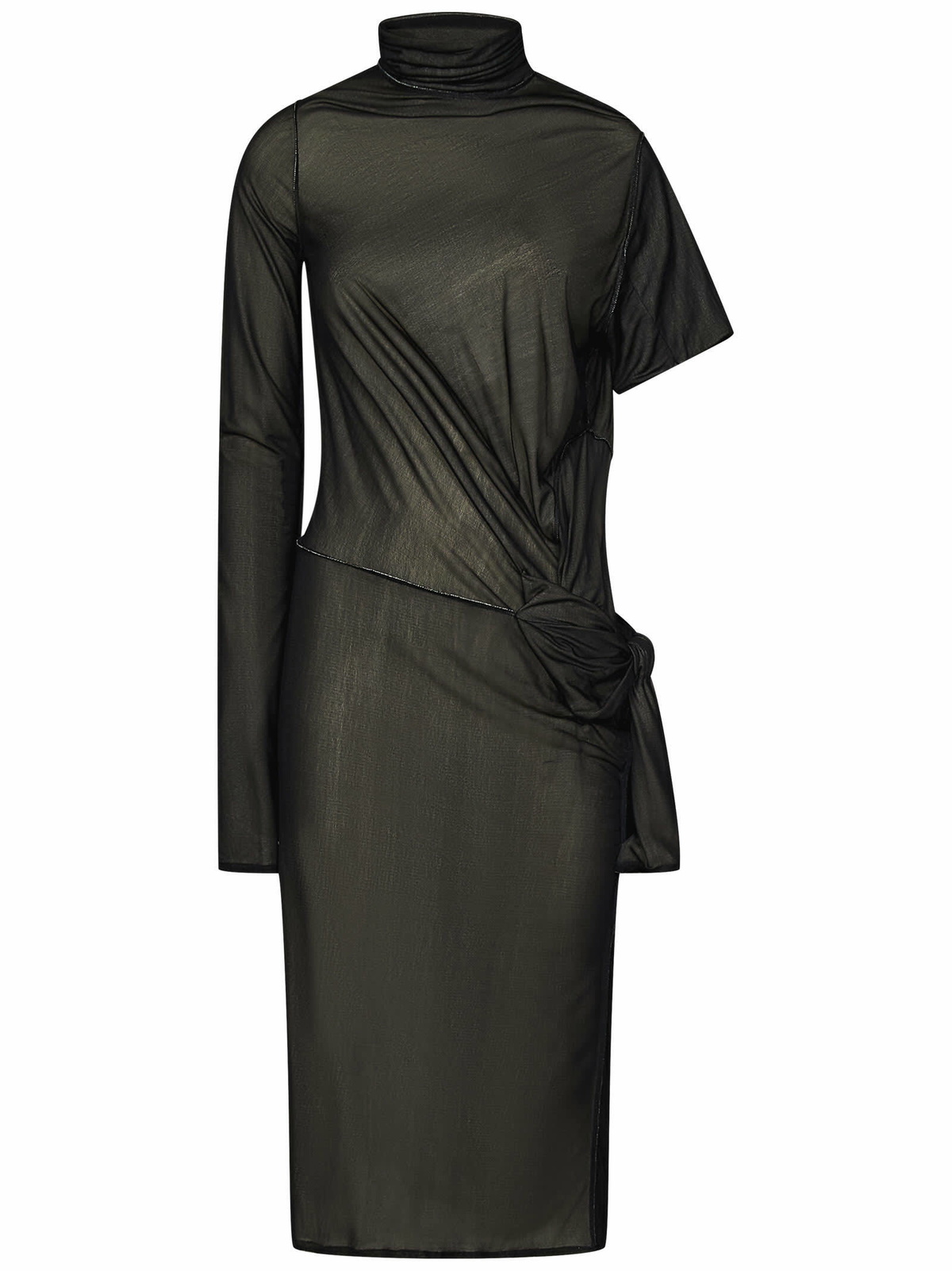 Maison Margiela Black Décortiqué Midi Dress Maison Margiela