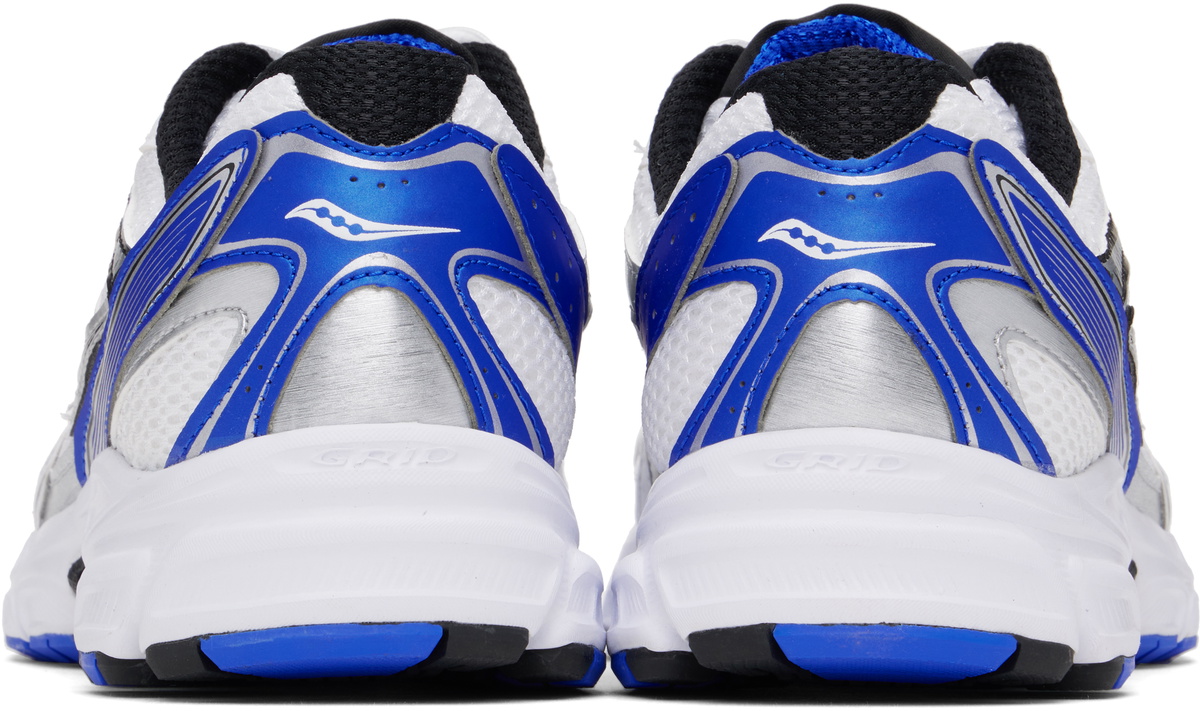 Saucony White & Blue Ride Millennium Sneakers