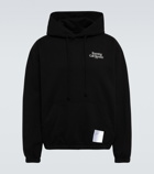 Satisfy - Embroidered cotton hoodie