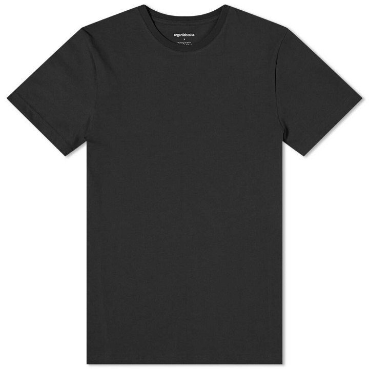 Photo: Organic Basics Men's Organic Cotton T-Shirt in Black