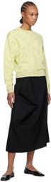Kenzo Green Kenzo Paris 'Hana Dots' Embroidered Cardigan