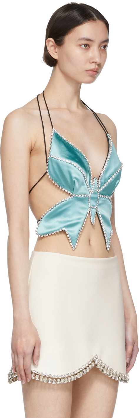 Butterfly Crystal Bustier – AREA