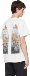 Who Decides War White Faded Jersey T-shirt