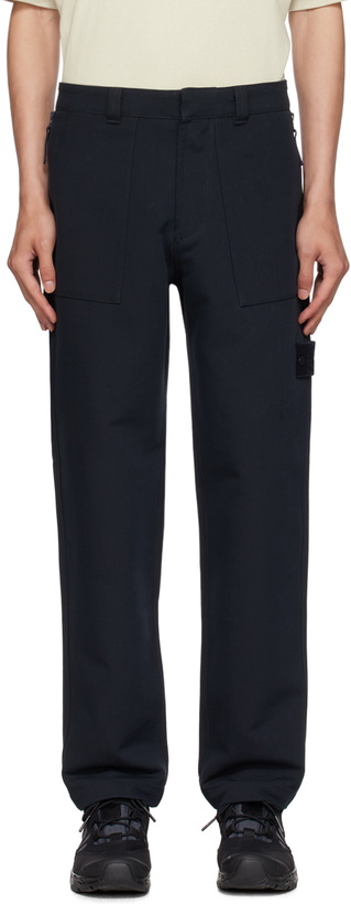 Photo: Stone Island Navy Patch Trousers