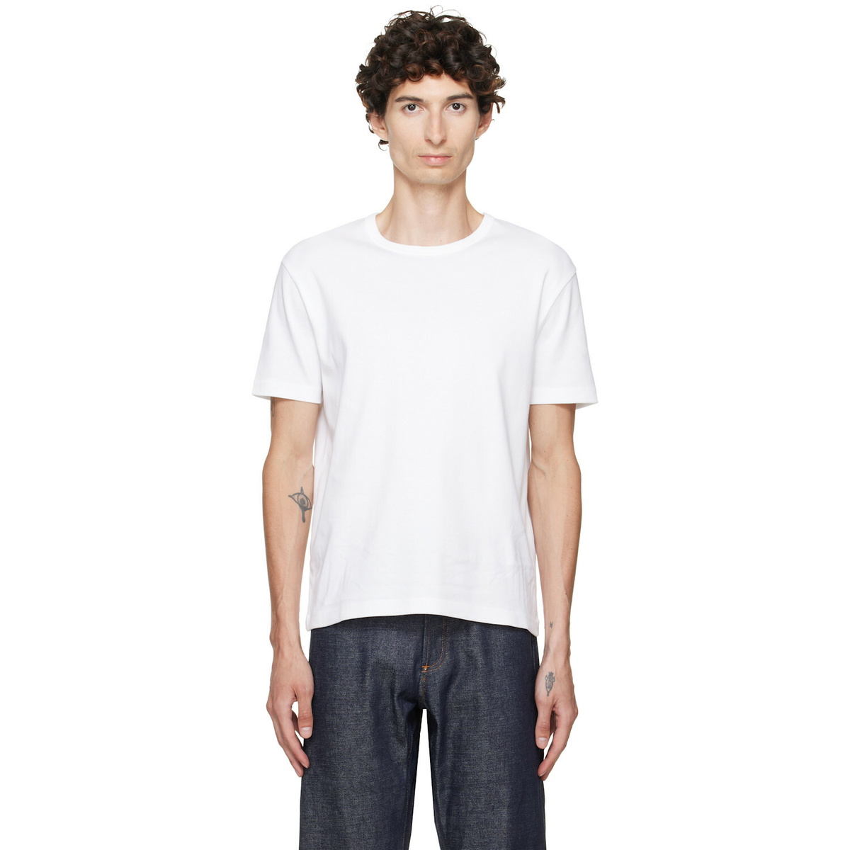 A.P.C. White Jacob T-shirt