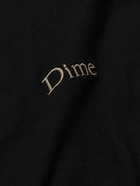 DIME - Classic Logo-Embroidered Cotton-Jersey T-Shirt - Black