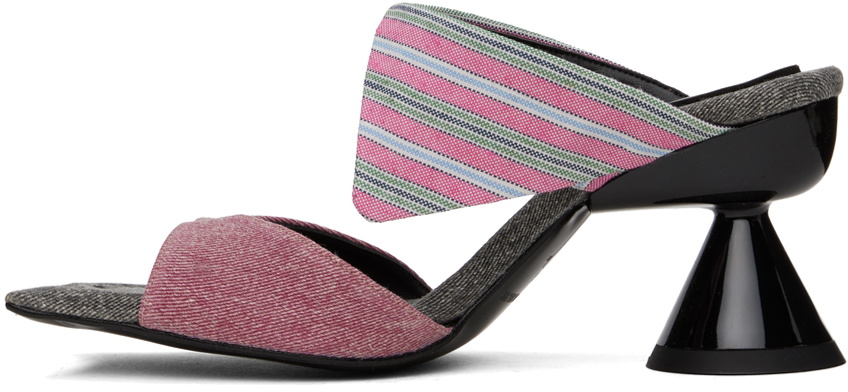 paula canovas del vas diablo sandals Paula Canovas Del Vas Pink Diablo Shirt Sandals Paula