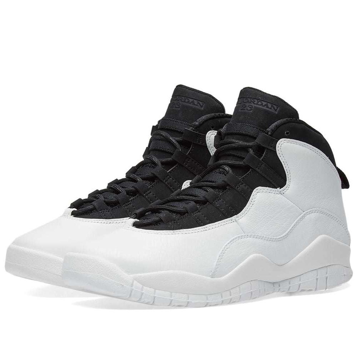 Photo: Air Jordan 10 Retro GS White