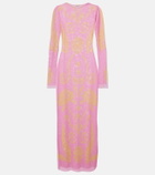 Cala de la Cruz Tania printed maxi dress