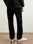 Officine Générale - James Straight-Leg Garment-Dyed Cotton-Corduroy Trousers - Black