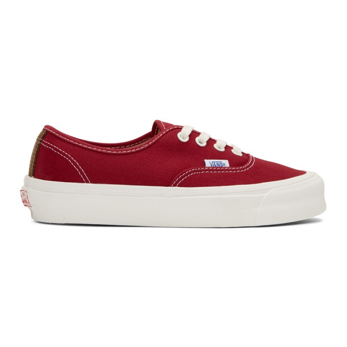 Photo: Vans Red OG Authentic LX Sneakers
