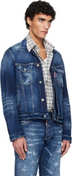 Dsquared2 Navy Double Front Denim Jacket