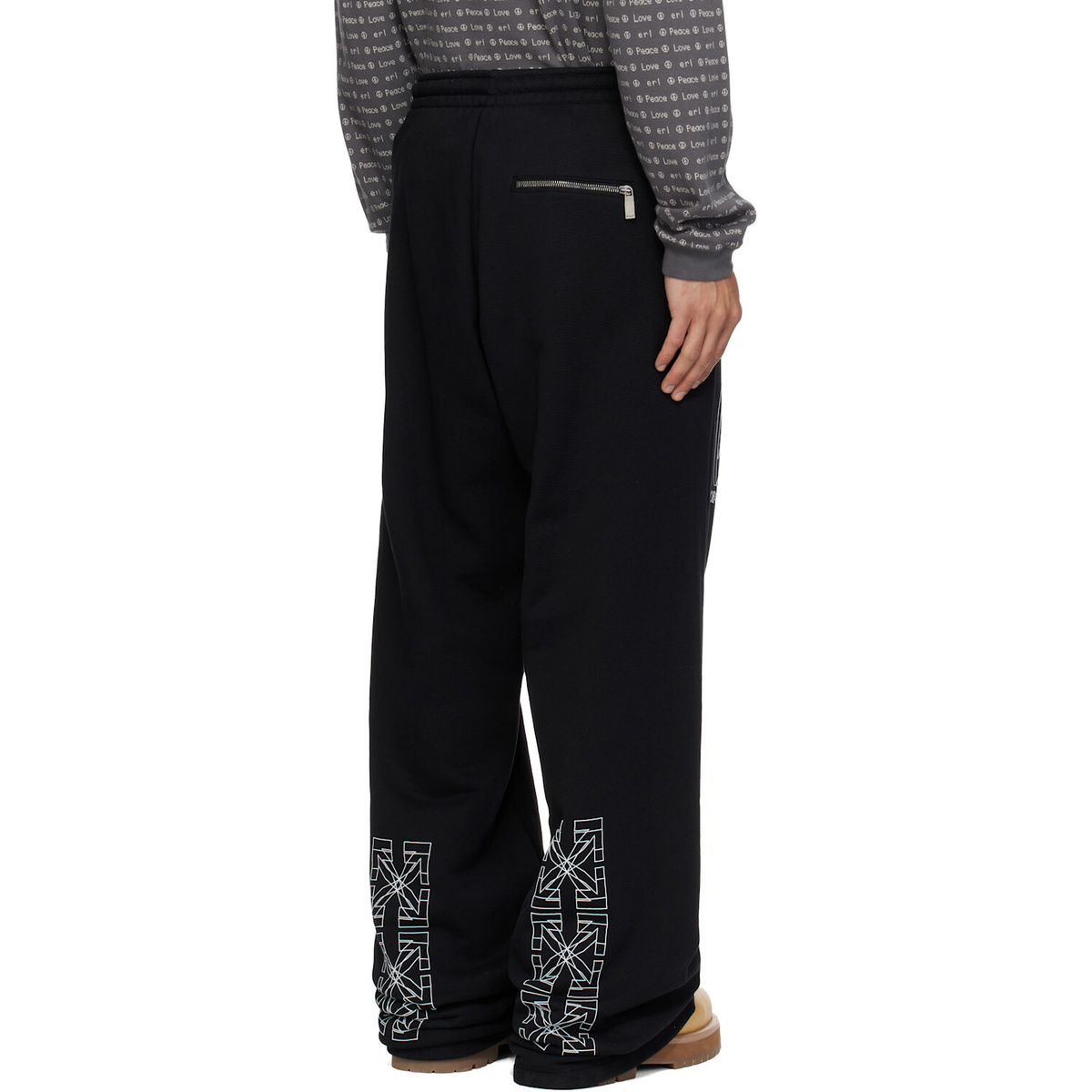 Off-White Black Big Double Arrow Slouchy Sweatpants