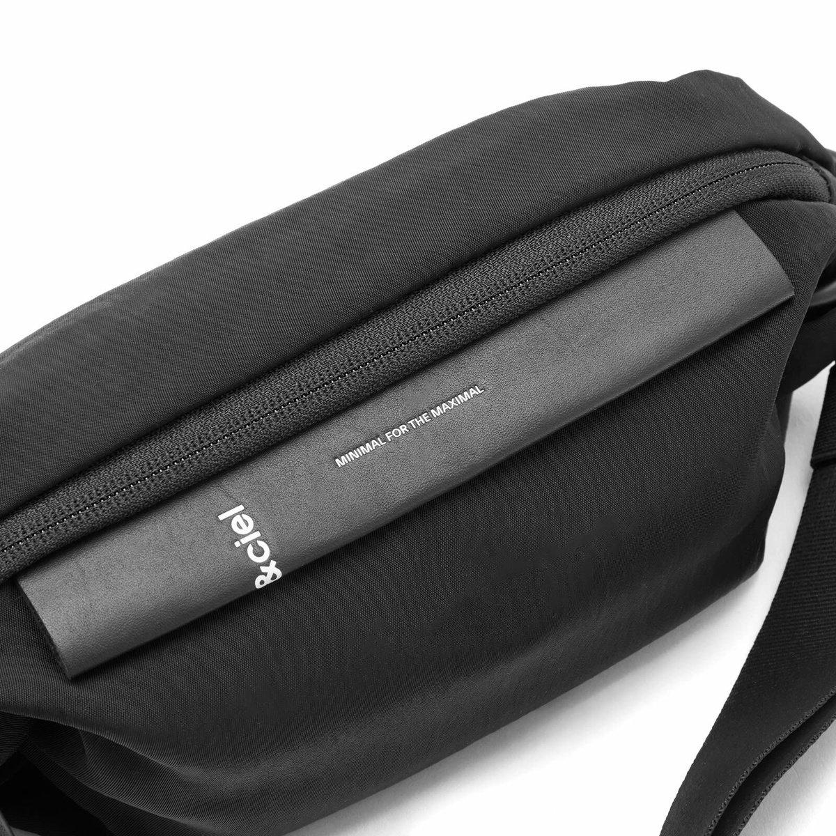 Cote&Ciel Nestos Smooth Cross Body Bag in Black 