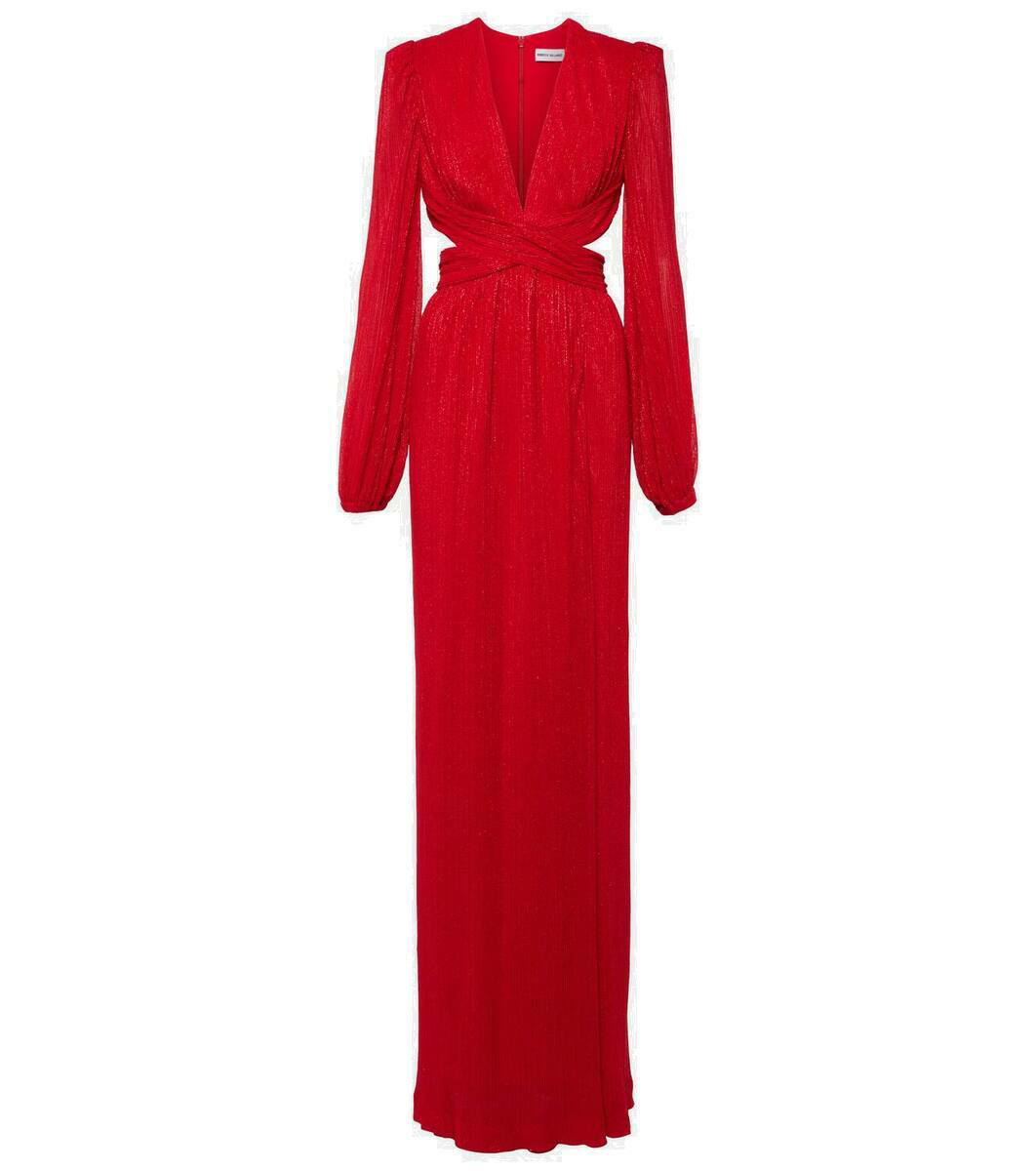 Rebecca Vallance Samantha cutout plissé gown Rebecca Vallance