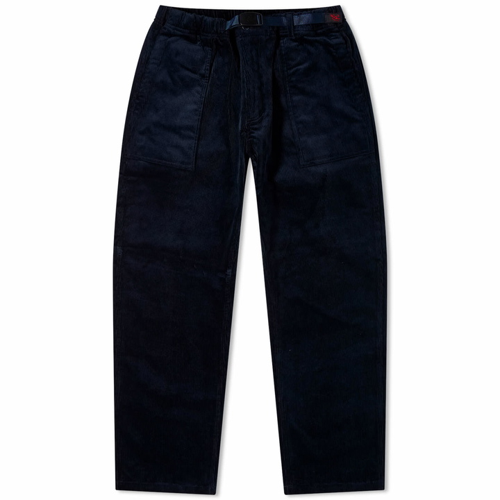 Photo: Gramicci Men's Corduroy Loose Tapered Ridge Pant in Dark Navy