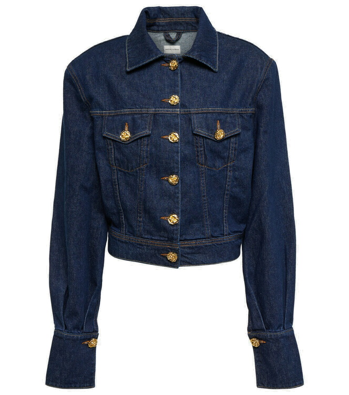 Photo: Magda Butrym Cropped denim jacket
