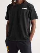 Y,IWO - Logo-Print Cotton-Jersey T-Shirt - Black