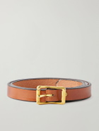 Yuketen - 2cm Leather Belt - Brown