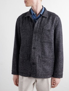 Anderson & Sheppard - Herringbone Wool Overshirt - Gray