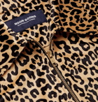 Noon Goons - Leopard-Print Velour Shirt - Gold