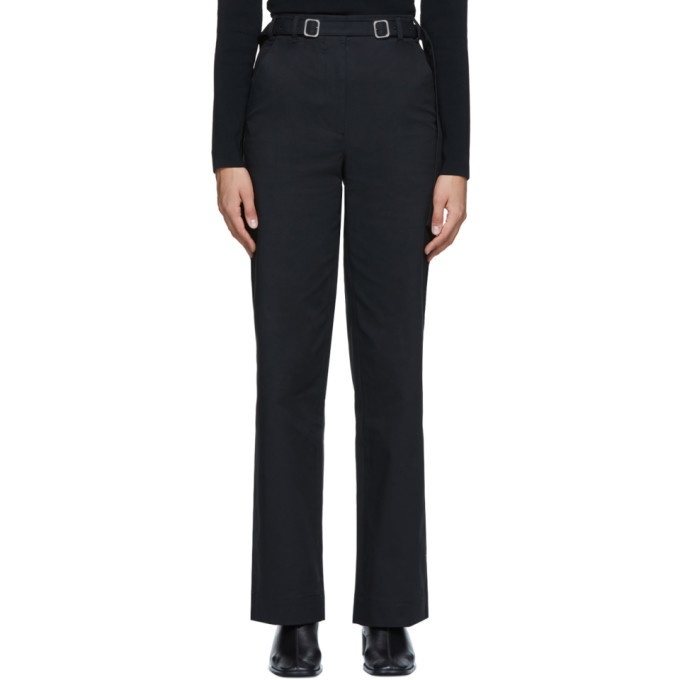 Photo: Proenza Schouler Black Twill Belted Trousers