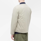 Danton Men's Collarless Insulation Jacket in Sage Khaki