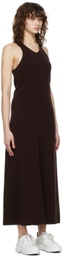 VAARA Brown Knit Long Dress