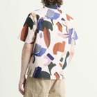 Wax London Men's Didcot Abstract Shapes Vacation Shirt in Ecru/Multi